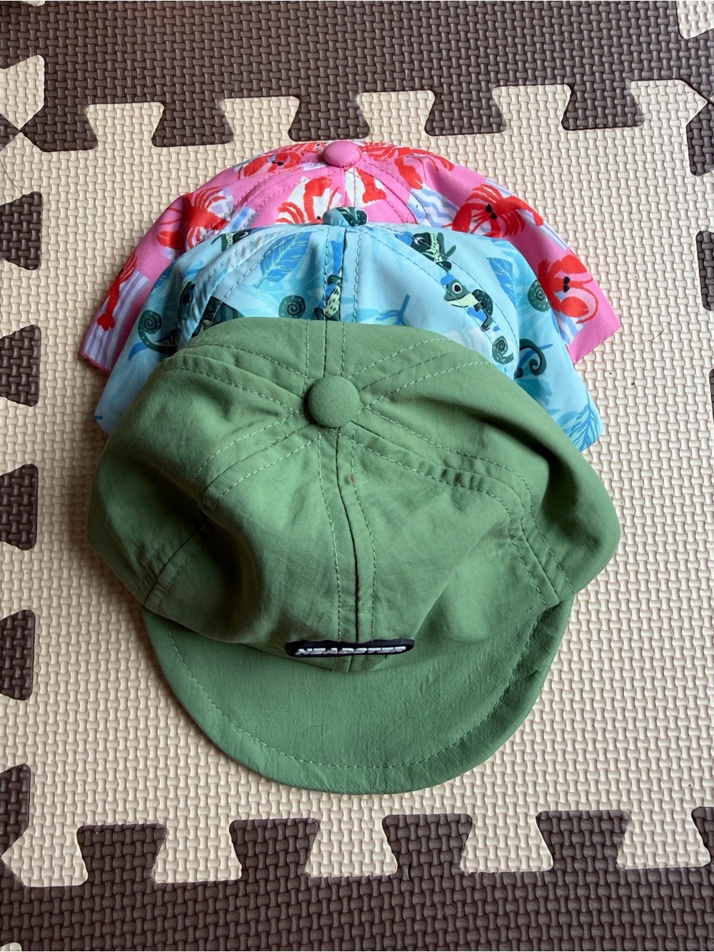 3 Headster Infant Hats (SM 6-12M)